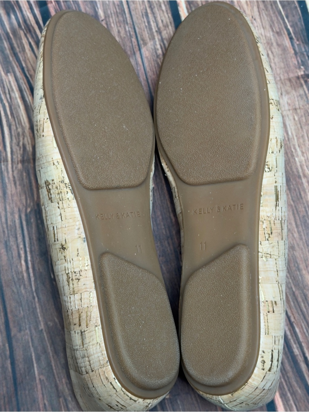 Kelly & Katie Hiliah Cork Medallion Ballet Flat Size 11 - Picture 12 of 16
